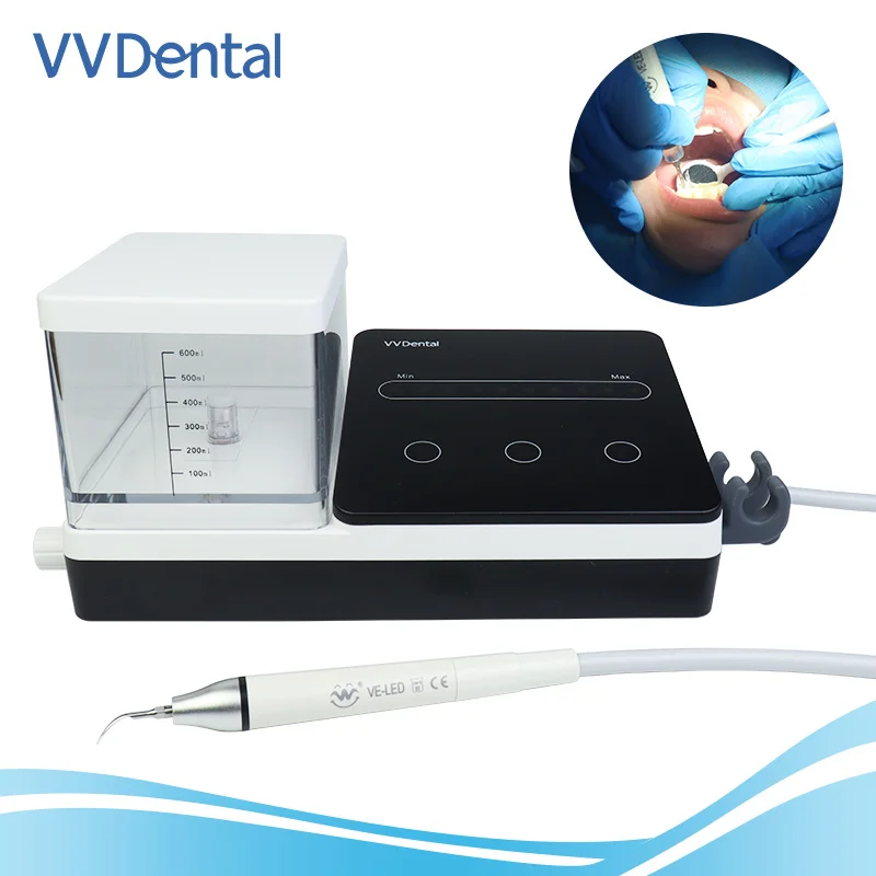 Dental Ultrasonic Scaler Unit Teeth Cleaning Kit Sonic Cleaning Equipment for Calculus Smoke For Scaling Periodontics Endodontic