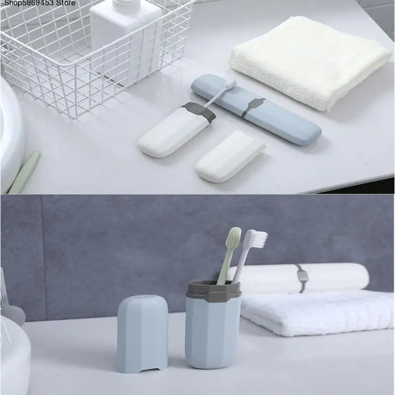 

1pcs 20cm x 5.5cm Portable Toothbrush Holder Outdoor Travel Hiking Camping Toothrush Cap Case Home Toothpaste Storage Box