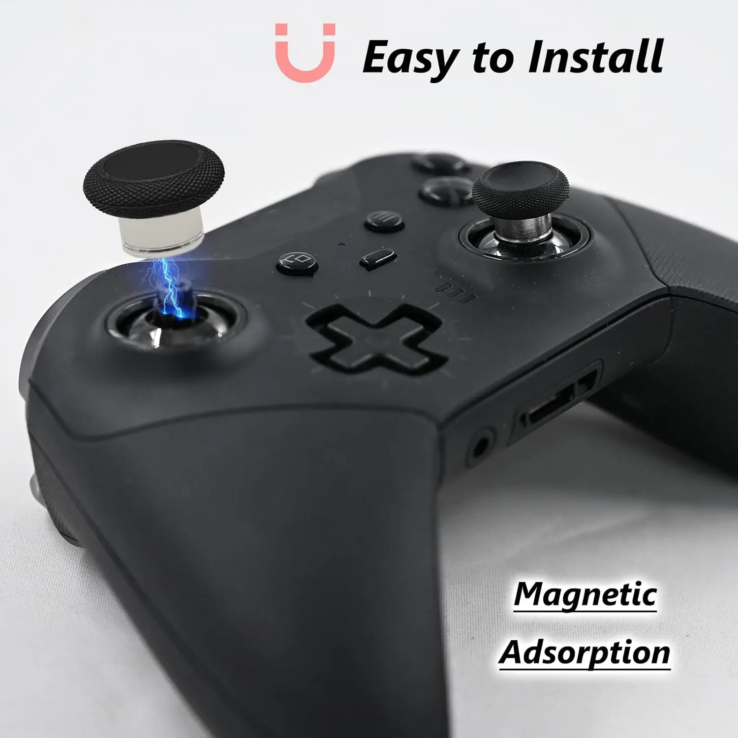 2x Low Sticks Thumbstick Replacement for Xbox Elite Wireless Controller Series Gen 2 1797 Standard Height Sticks