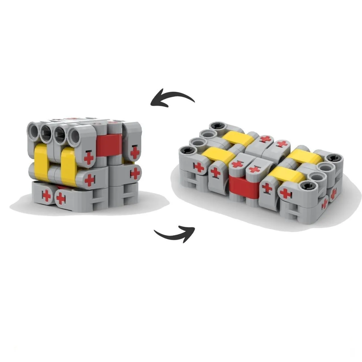 Creative Infinity Magie Cube Building Blocks MOC Puzzle Decompression Bricks Adults Anxiety Stress Relief Toys Children Gifts