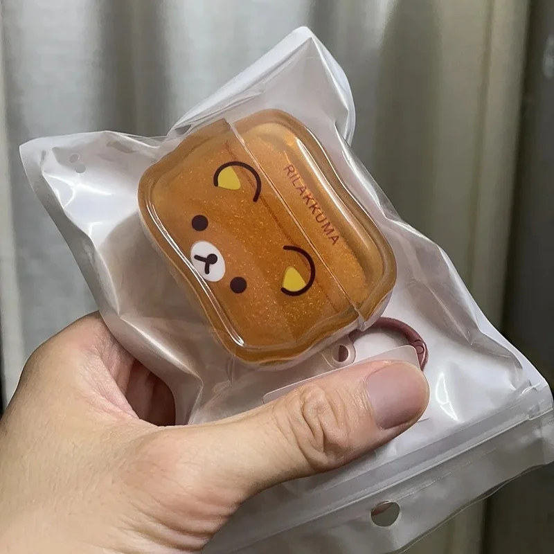 حافظة لطيفة جديدة 2025 على شكل دب كرتوني Airpods غطاء سماعة أذن بلوتوث لاسلكي متوافق مع سماعات Apple pro الجيل الثاني