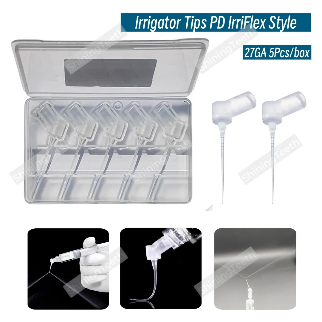 

5 ~ 200 шт. стоматологические PD IrriFlex стиль ирригация корневых каналов гибкие наконечники 27GA двойное промывочное орошение с боковыми отверстиями