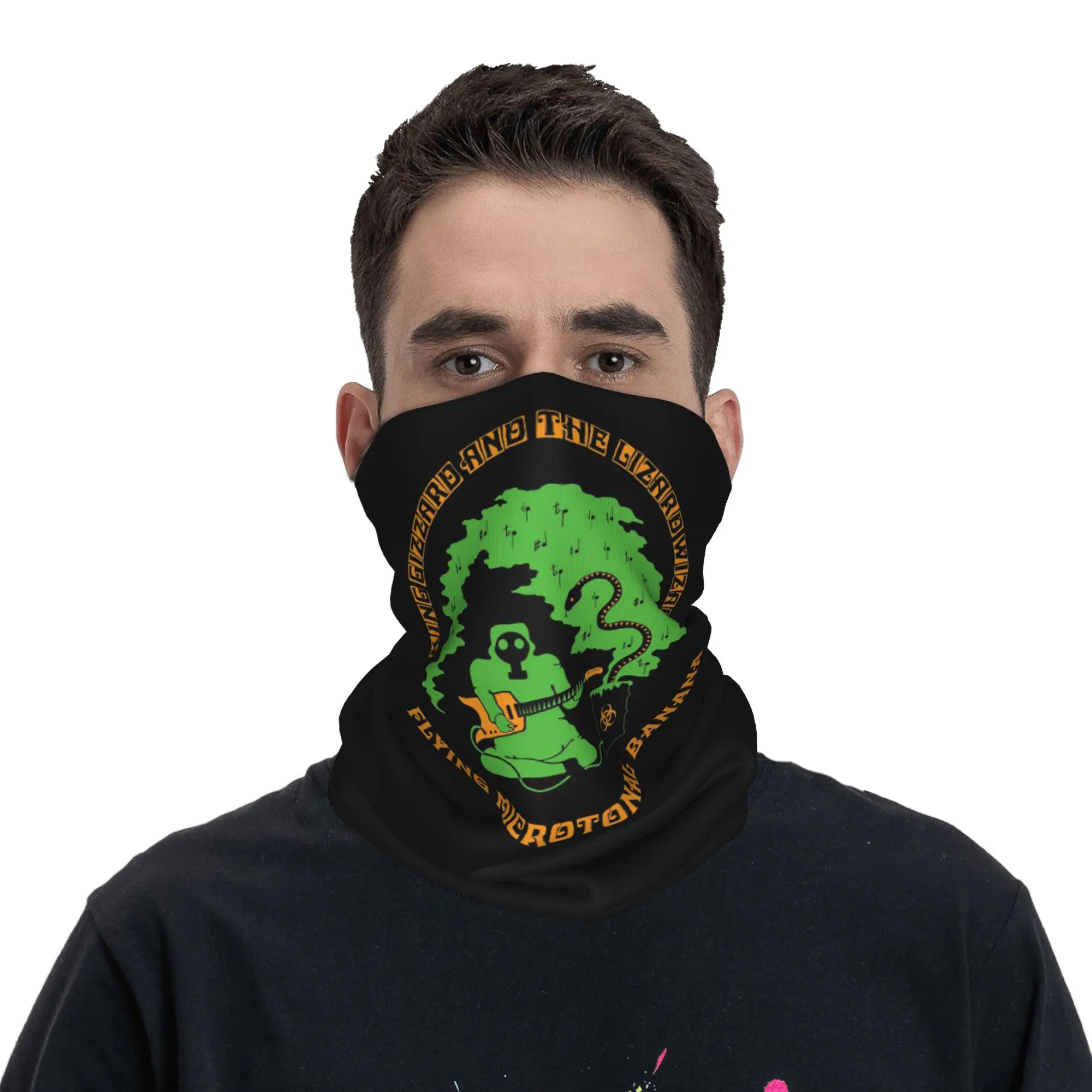 

King Gizzard and the Lizard Wizard Oddments Bandana Neck Cover Printed Face Scarf Headband Outdoor Sports for Men Women Adult