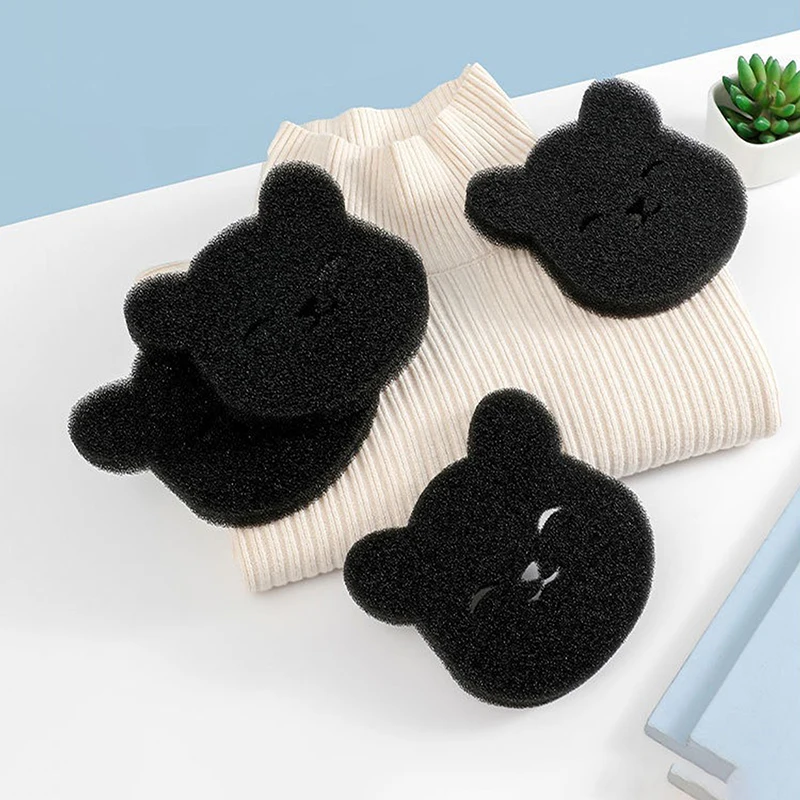 Bear Shape Pet removedor de cabelo, lavandaria bola, máquina de lavar roupa, Lint Catcher, reutilizáveis, roupas, sofá, gato, cão, esponja de limpeza, 2 em 1