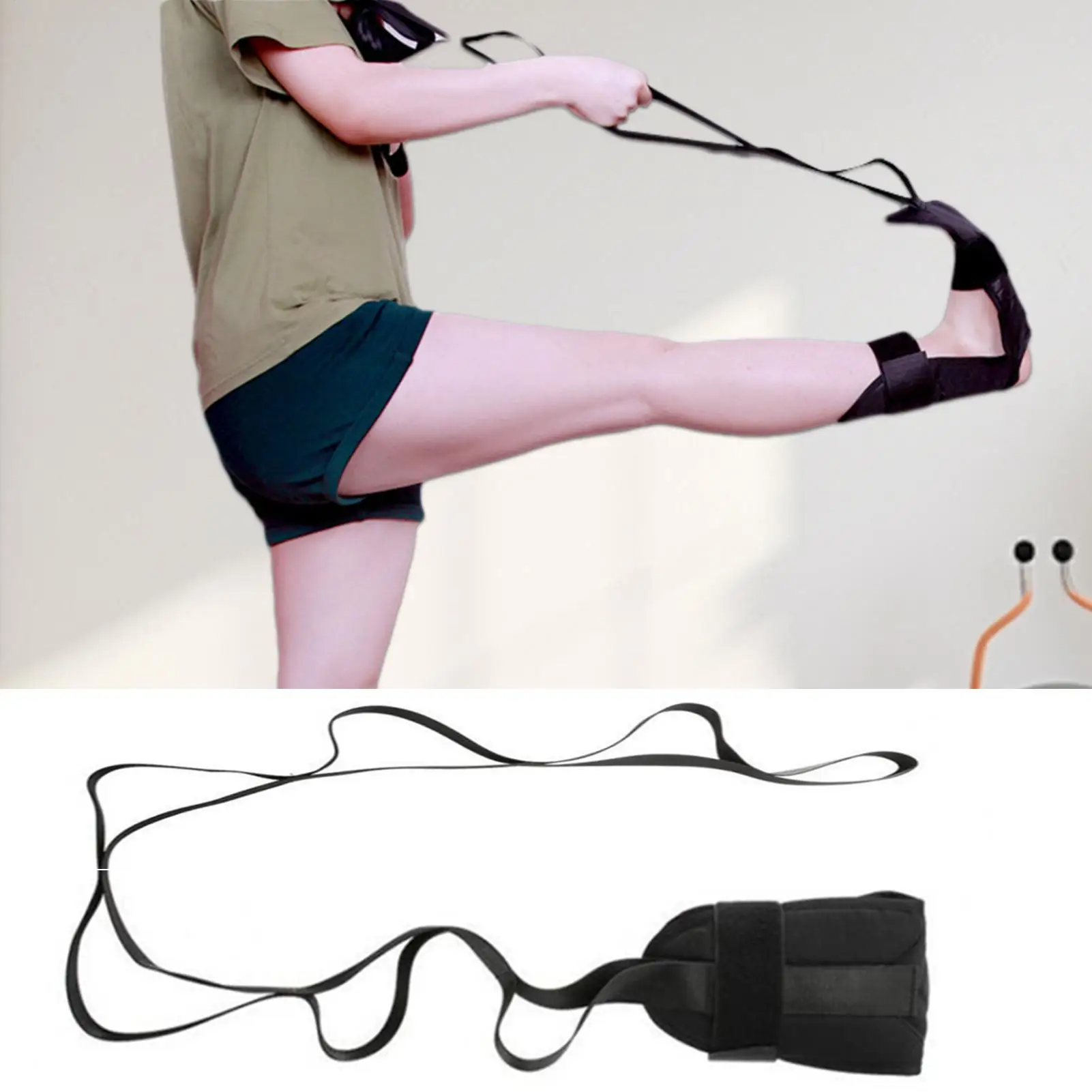 

Ремень для растяжки, сверхпрочный, для тренировок, для пилатеса, для мужчин, женщин, мальчиков, девочек, подростков, спортсменов