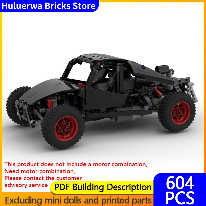 

Модель скоростного гоночного автомобиля MOC, строительные кирпичи, внедорожник, модульная технология, детские праздничные подарки, сборка игрушек, костюм