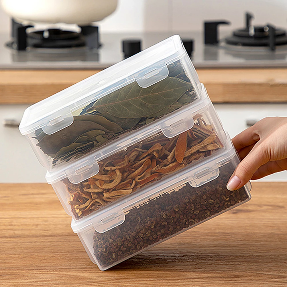 

3pcs Bread Box Large Capacity Food Grade Storage Container Airtight Toast Organizer for Kitchen Bakery Snacks Fruits