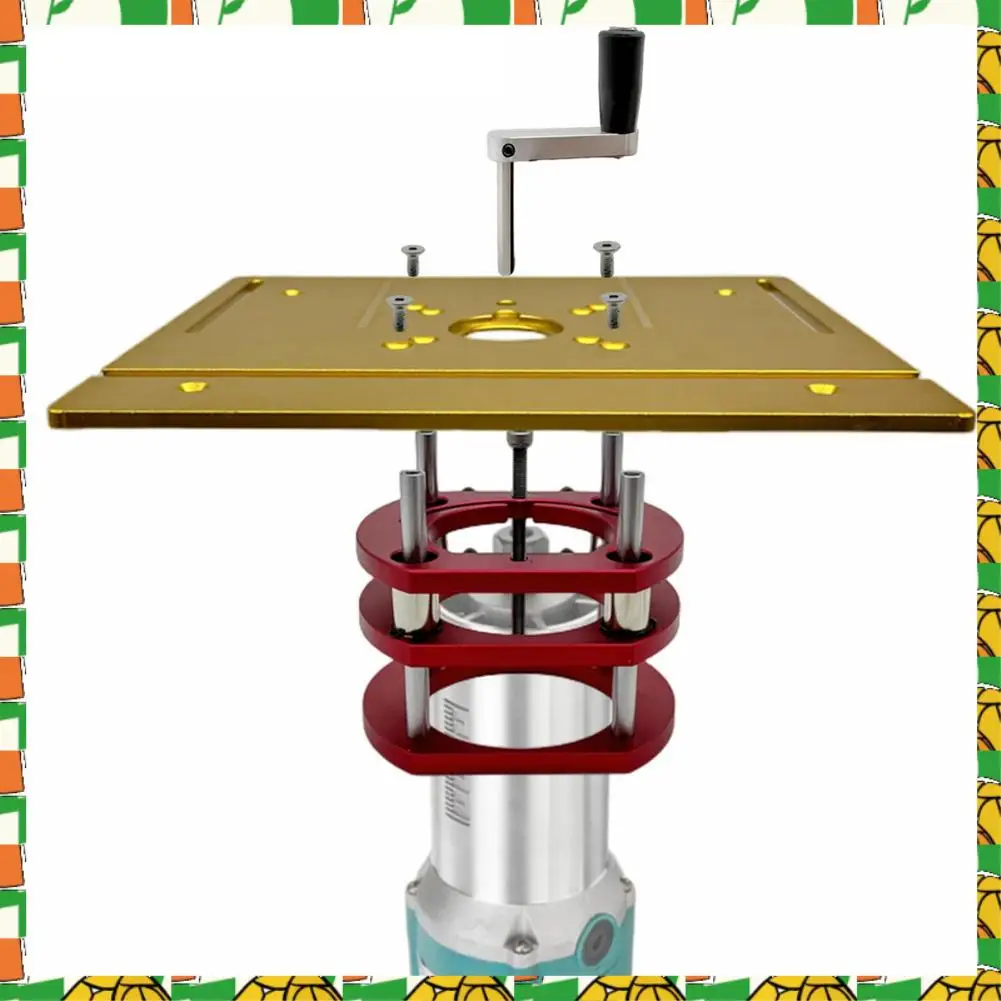 

Professional Tool Wood Router Woodworking Engraving Tools Table Insert Plate For 65Mm Diameter Motors Engraving Tool Black