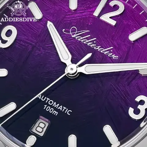 ADDIESDIVE 2026 New Watch 39mm AD2547 Luxury Sapphire Automatic Watch Men Mechanical 8215 BGW9 Luminous 100m Diving Waterproof