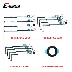 Fingerprint Sensor Connection Home Button For iPad 5 6 7 8 9 9.7 10.2 inch Touch ID Return Button Menu Connector Flex Cable