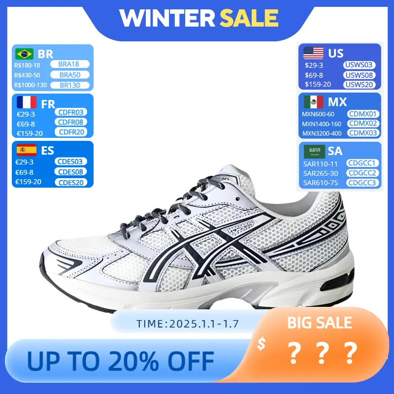 Asics Gel-1130 Men Running Shoes Tenis Cushion Lightweight Sneaker Low-top Breathable