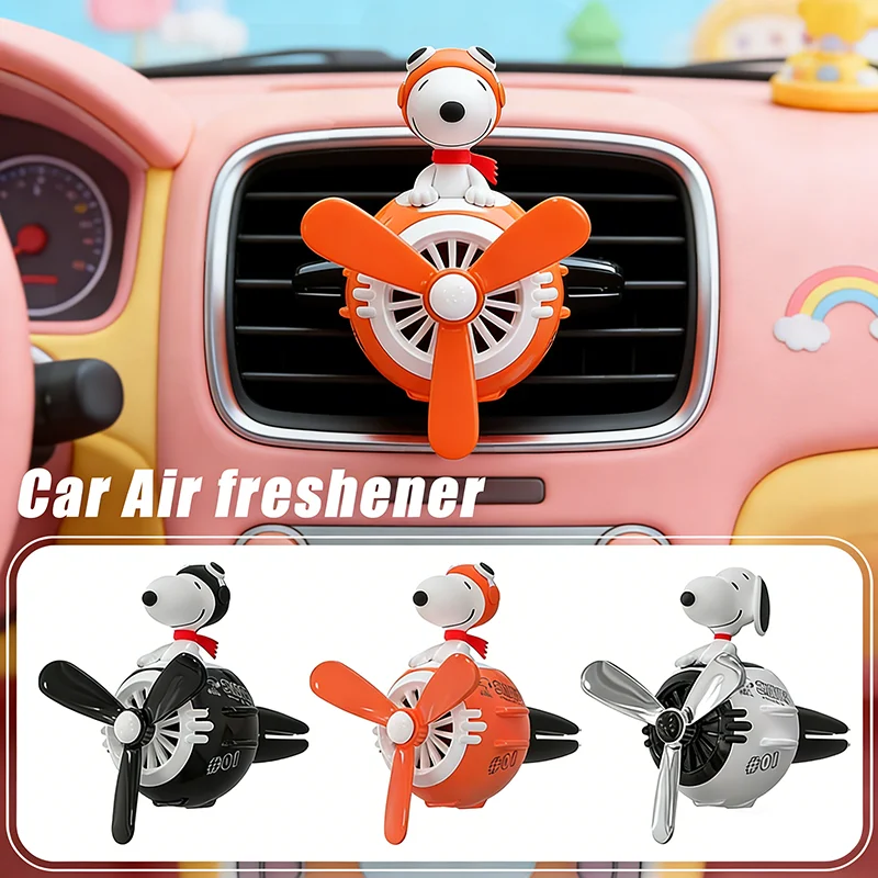 Car Air Freshener Vent - Uroczy Pilot Snoopy Odświeżacz Powietrza do