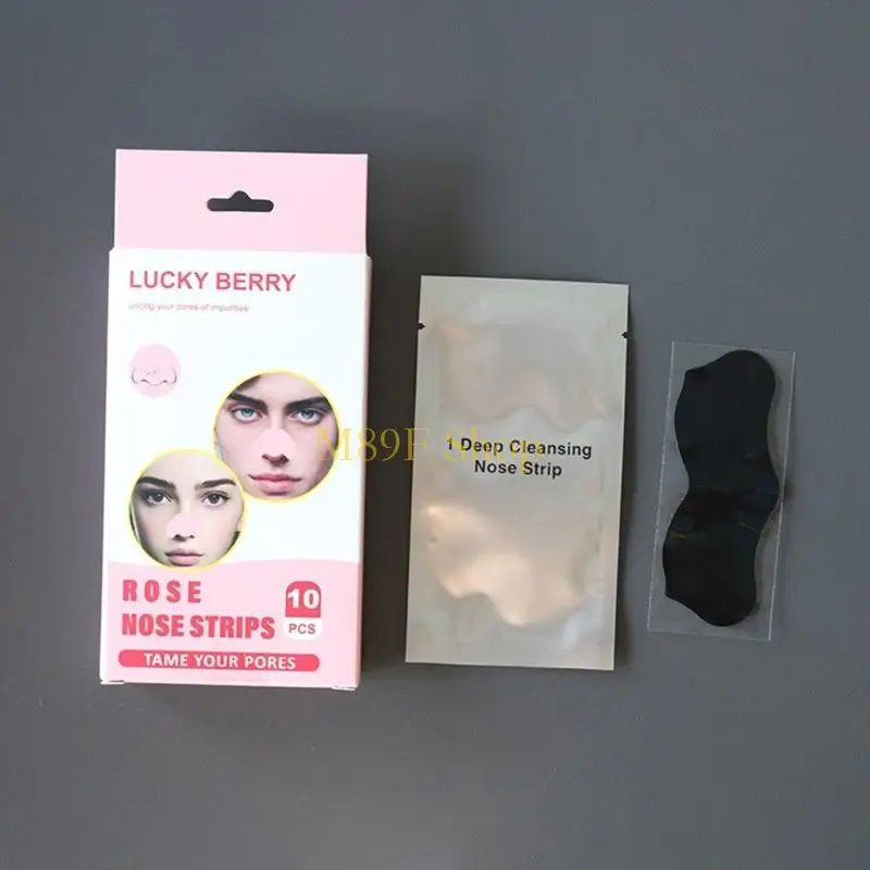 M89F Blackhead Remover, diepe reinigende neusstrips Natuurlijke houtskoolneustrips geschenken