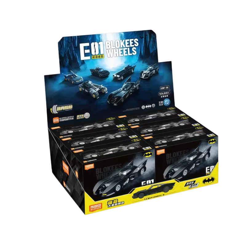 BLOKEES Véritable Voiture de Construction Batman E01 Gotham Disease Shadow, Jouet Assemblable et Articulé, Collection, Cadeau de Fêtes