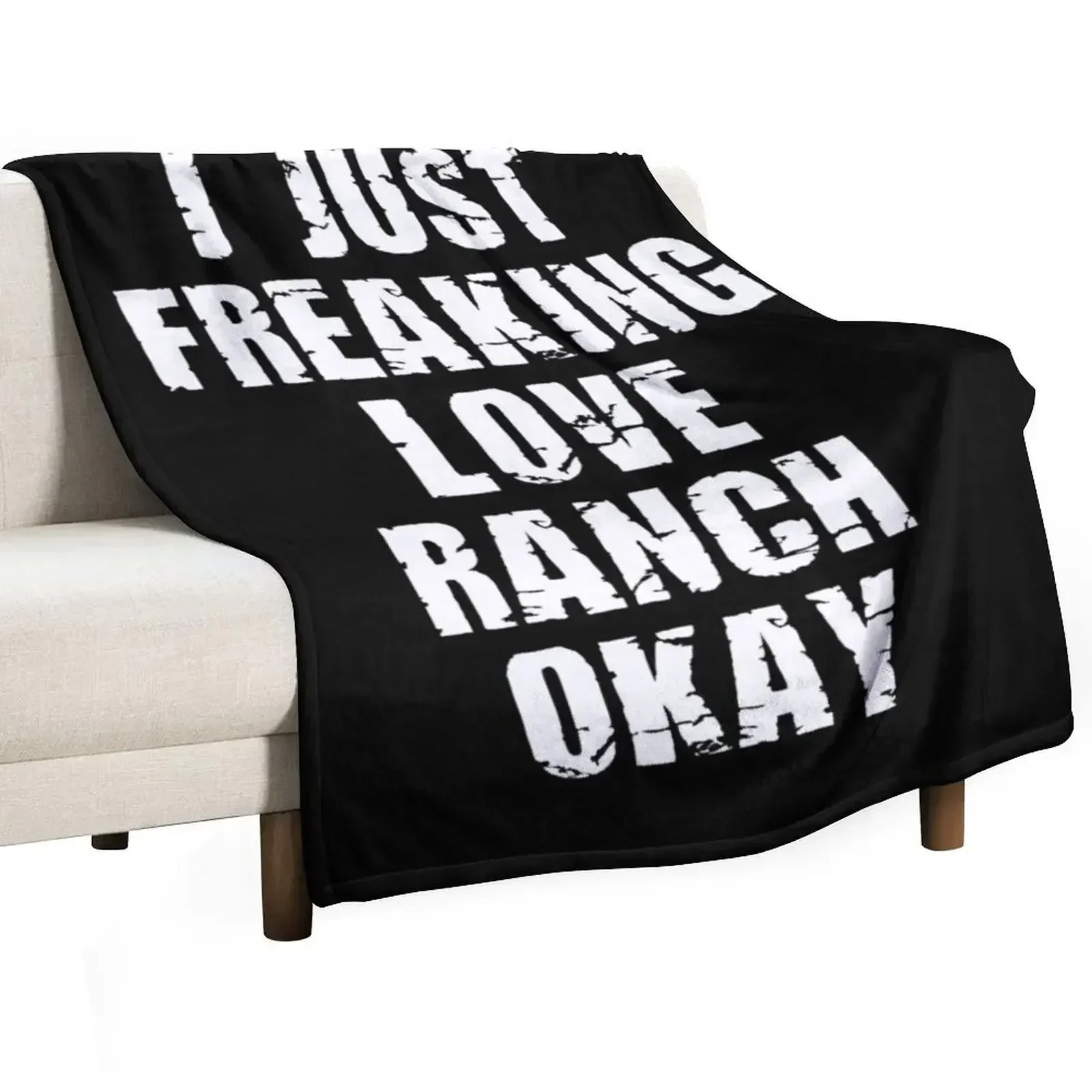 Ranch Foodie Ranch Dressing Throw Blanket Plaid on the sofa Weighted Single Moving Summer Travel Blankets