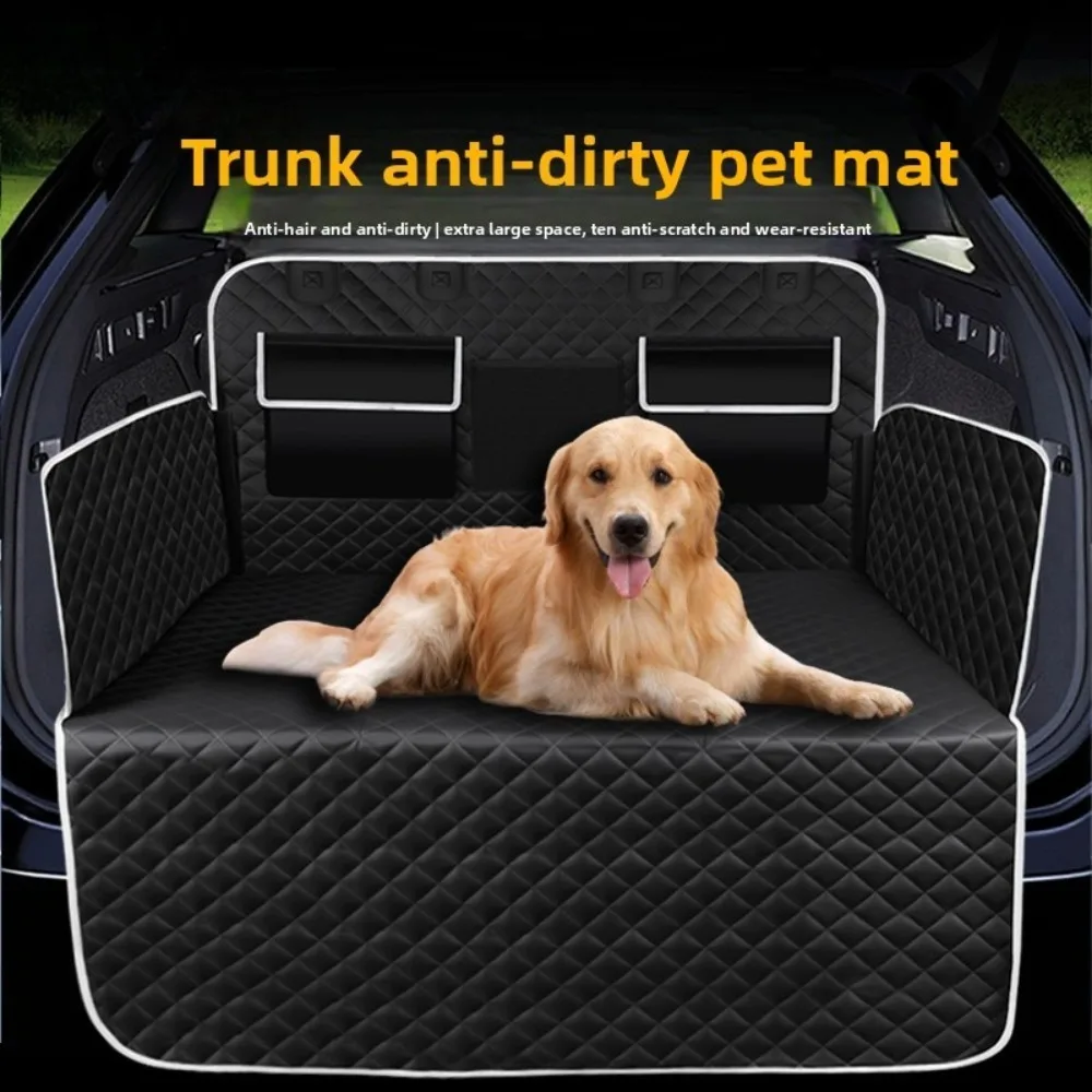 Car Pet Pad Thickened Oxford Cloth Dog Pad Waterproof and Anti-dirty Multifunctional Storage Bag SUV Car Trunk Pad
