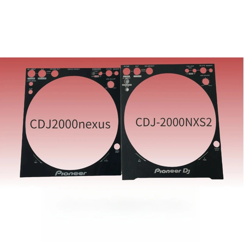 Accesorios Pioneer CDJ3000 CDJ-3000 CDJ2000NXS2 2000nexus DJ Tocadiscos Panel decorativo medio (es panel, sin membrana)