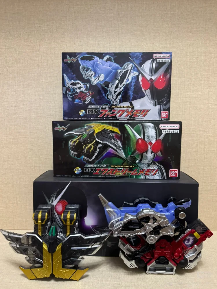 Bandai Authentic Kamen Rider W 20th Anniversary Double Driver & Memory Set Premium Transformer Belt Cosplay Prop Collect Toy Gift