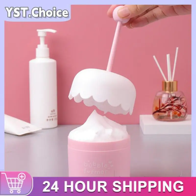 Portable Facial Cleanser Foam Maker Cup Bubble Foamer Foam Making Cup Body Washing Bubble Maker for Face Cleaning Tool