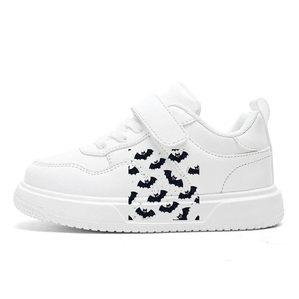 

Tenis Sneakers Kids Spring/Autumn New Boys Girls Sports Shoes Casual Board Shoes Leather Soft Soled Children Small White Shoes