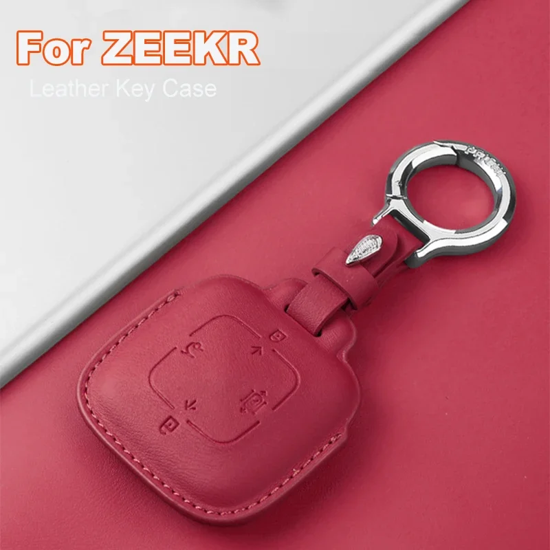 Suitable for Zeekr 001 Car Remote Key Case Keychain 009 X Bluetooth Smart Entity 007 Geek Male Shell Buckle Keyring Keychain