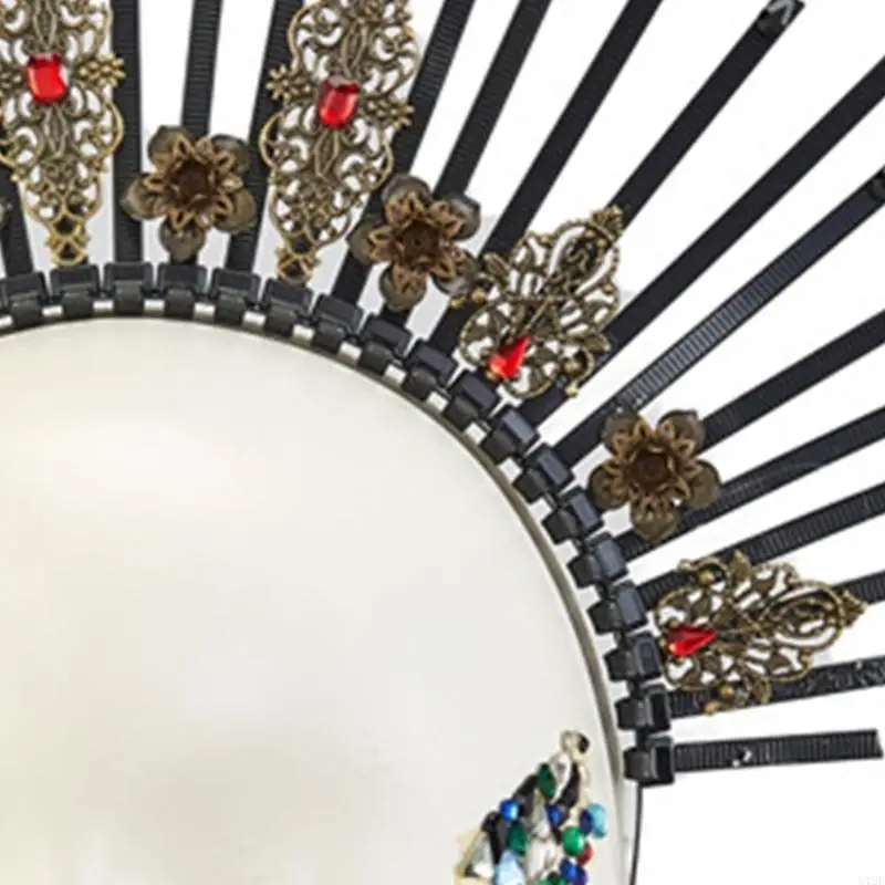 Cadera Spiked Crown Headsel Dadem Headband Halocrown Diadenta María María Halocrown Headsel