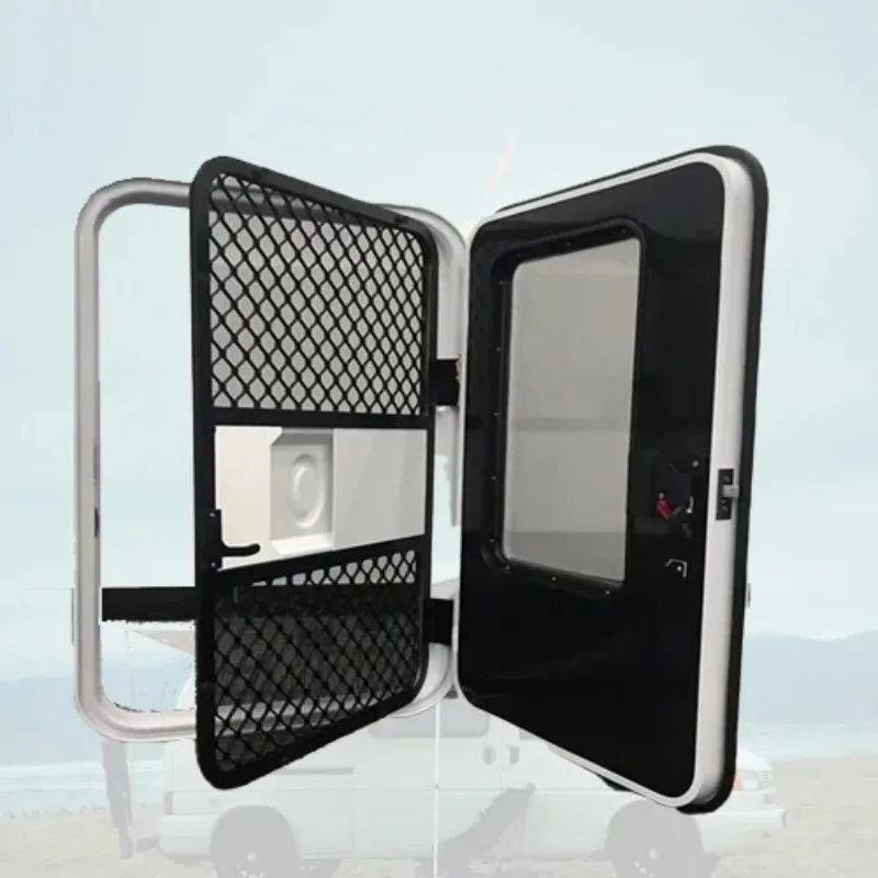 Customizable RV Teardrop Trailer Door 620*1100mm With Acrylic Fixed Window Best Price High Quality