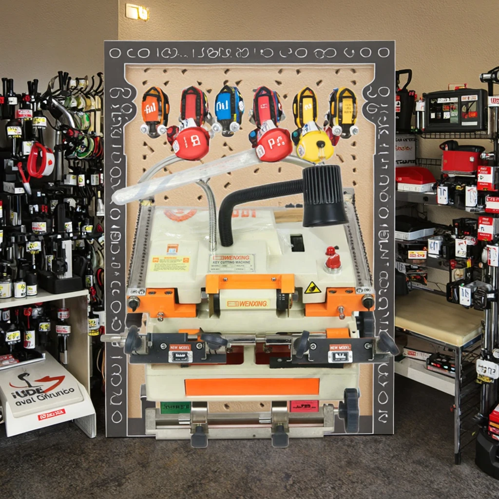 Wenxing 100E1 máquina cortadora de llaves duplicadas 180w llave 220V/50HZ máquina duplicadora de llaves suministros de cerrajero herramientas