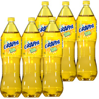 Grappa Sun Pineapple Flavor Carbonated Drink 1.5L X 6 Pieces