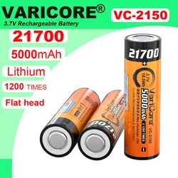 Oryginalny akumulator litowo-jonowy LiitoKala Lii-51G 21700 3.7V 5100mAh do baterii latarki + spiczasta końcówka klasy A