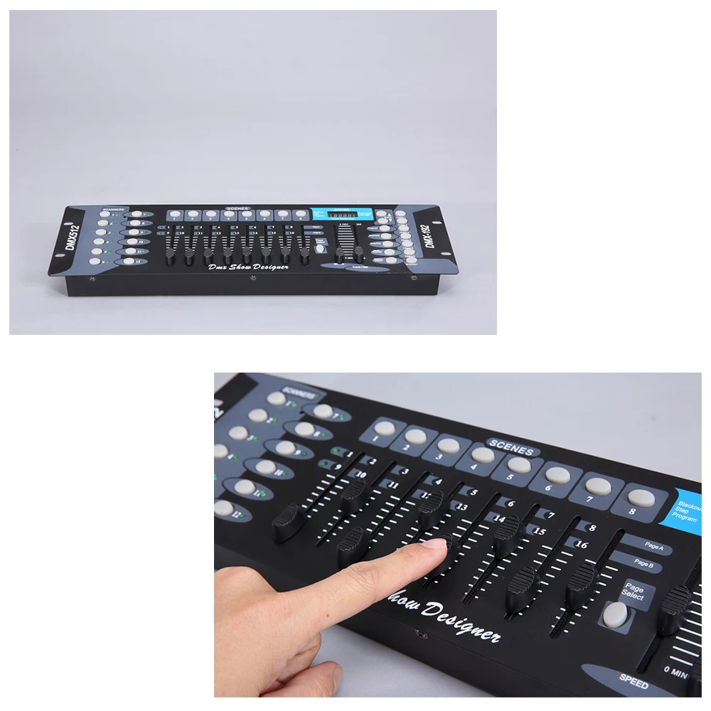 Dmx512 Console DJ Light Controller 192 Channels LED Stage Light Dimmer Control