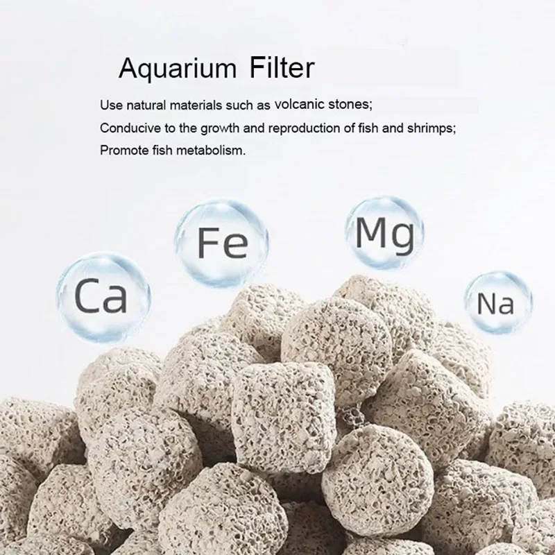 XXL filtrant précieux pour poissons d\'aquarium, particules poreuses, boule de Seattle, accessoires d\'aquarium, 100g, 250g