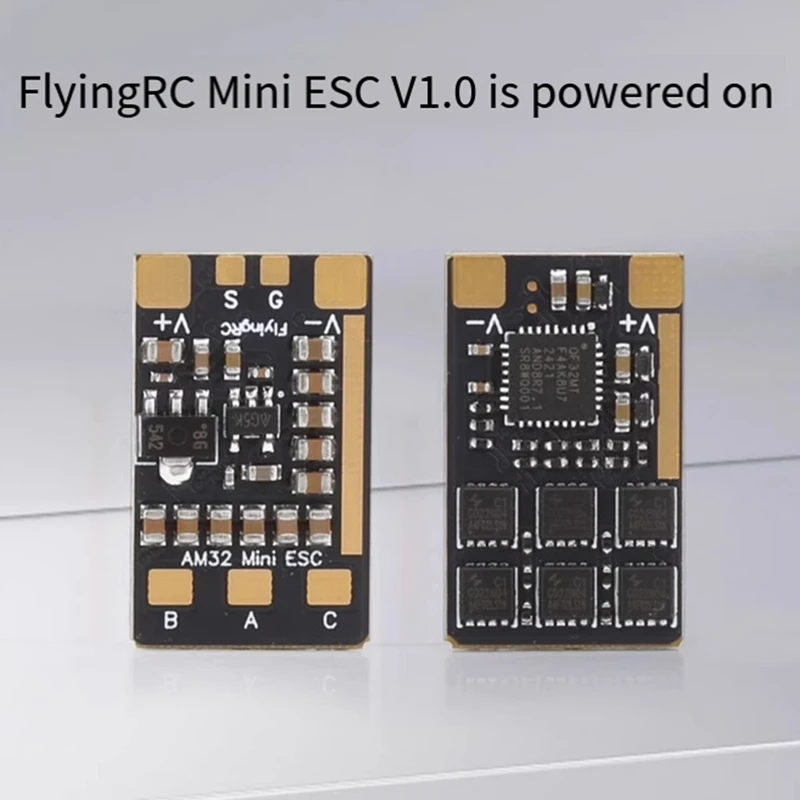 AM32 ESC 40A 32-Bit Electronic Speed Controller 6-30V, 2-6S Support, Sine Wave Startup for FPV Drone and RC Car-A12I