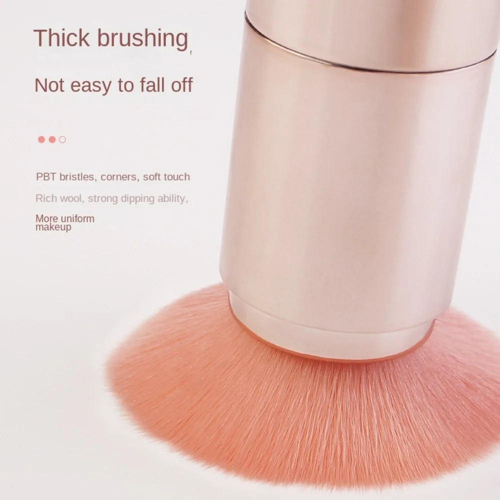 Splicing 5 in 1 Pennello per trucco Antipolvere Maniglia comoda Pennello per correttore Applicatore per ombretto Pennello per labbra Rossetto Pennello per sbavature