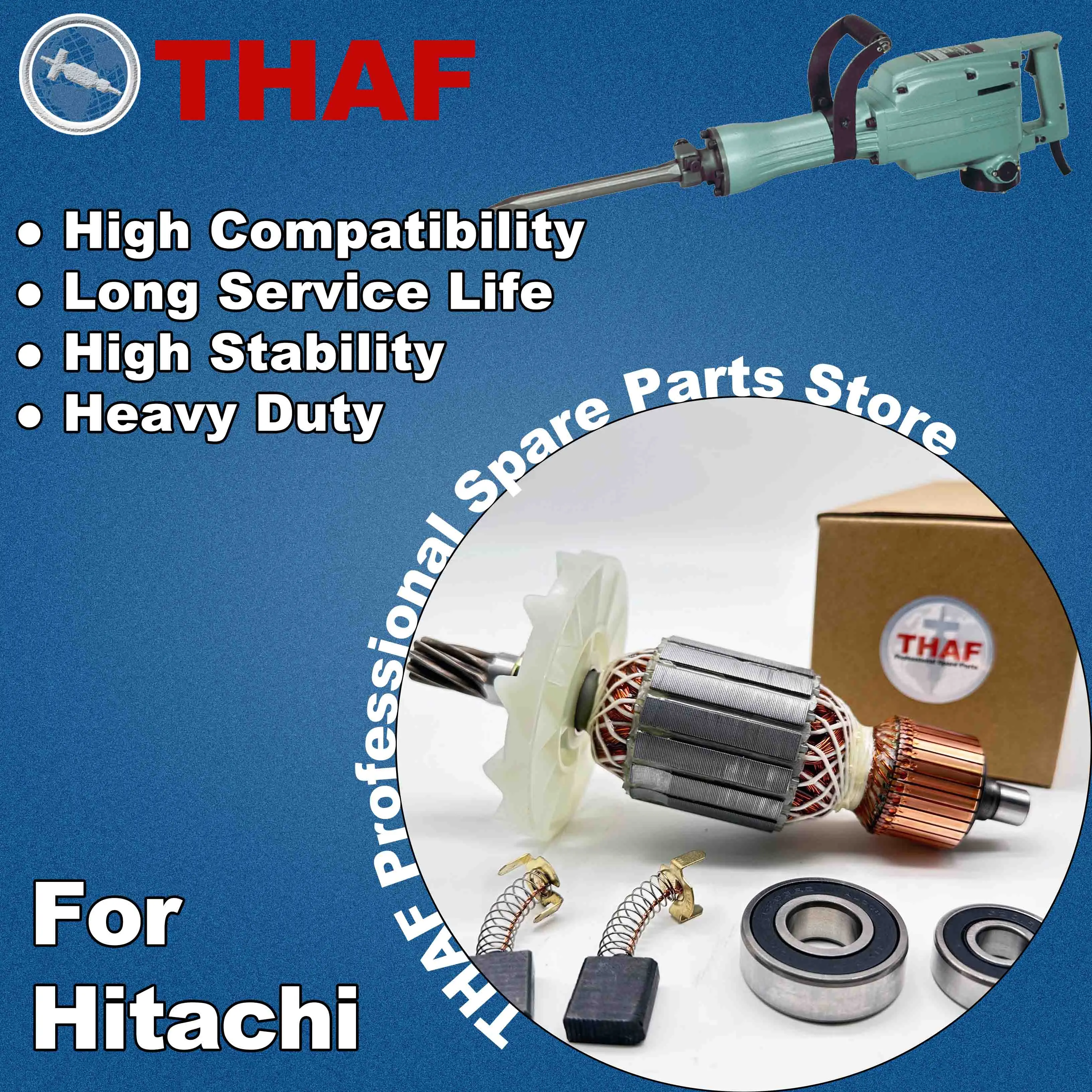 AC 220V 240V PH65A PH-65A Armature Rotor Stator Field For HITACHI