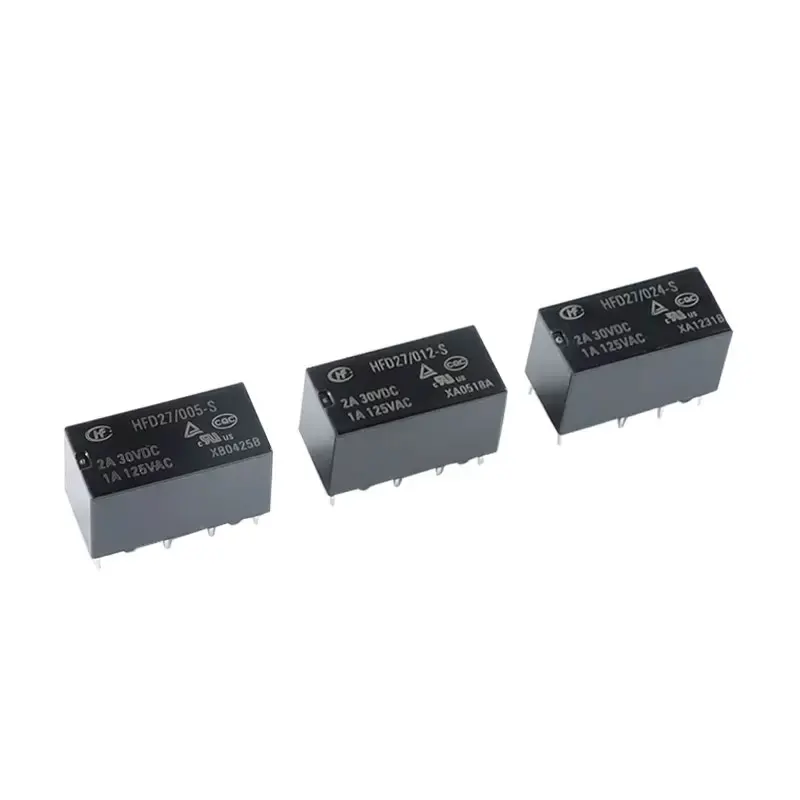 HFD27-005-S HFD27/012-S HFD27/024-S HFD27 DC 5V 12V 24V new original relay 8-pin ultra-small DIP dual in-line