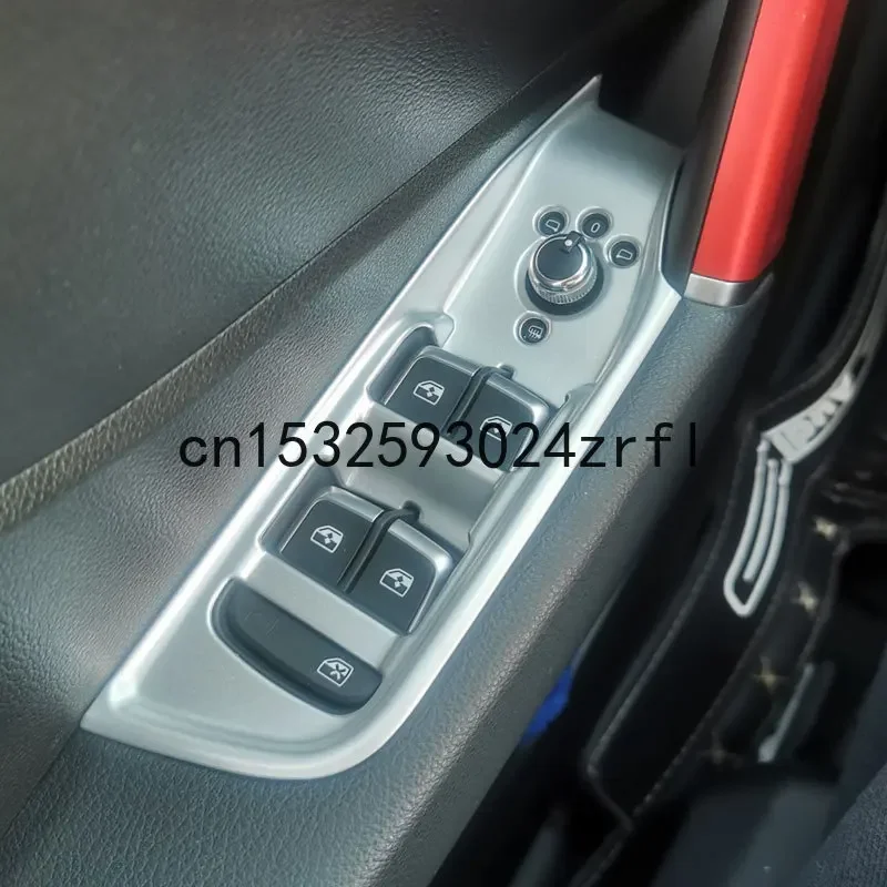 For 2018-19 Audi Q2L Q2 Interior Window Lifter Switch Panel Decorative Sequins