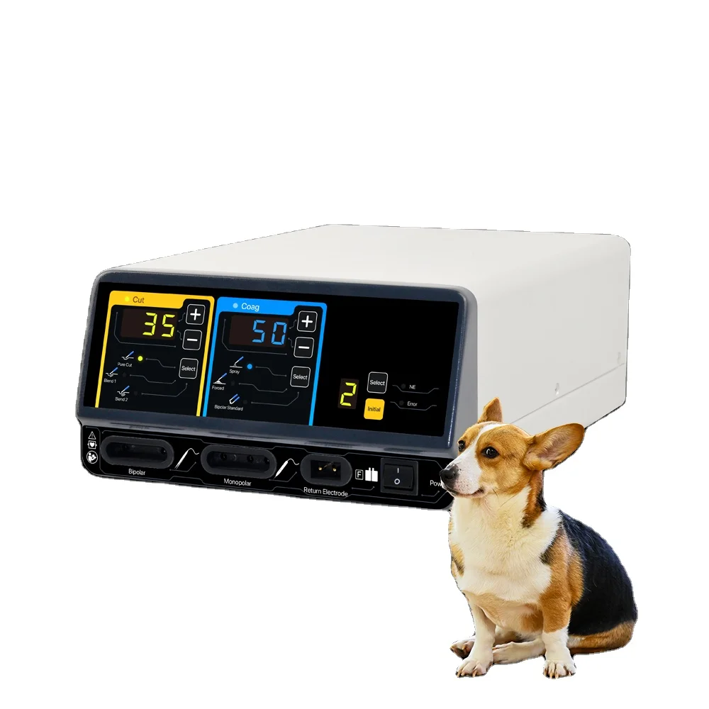 Medical Electrosurgery Machine Surgical Electrosurgical Generator Unit For Veterinary Vet Animal