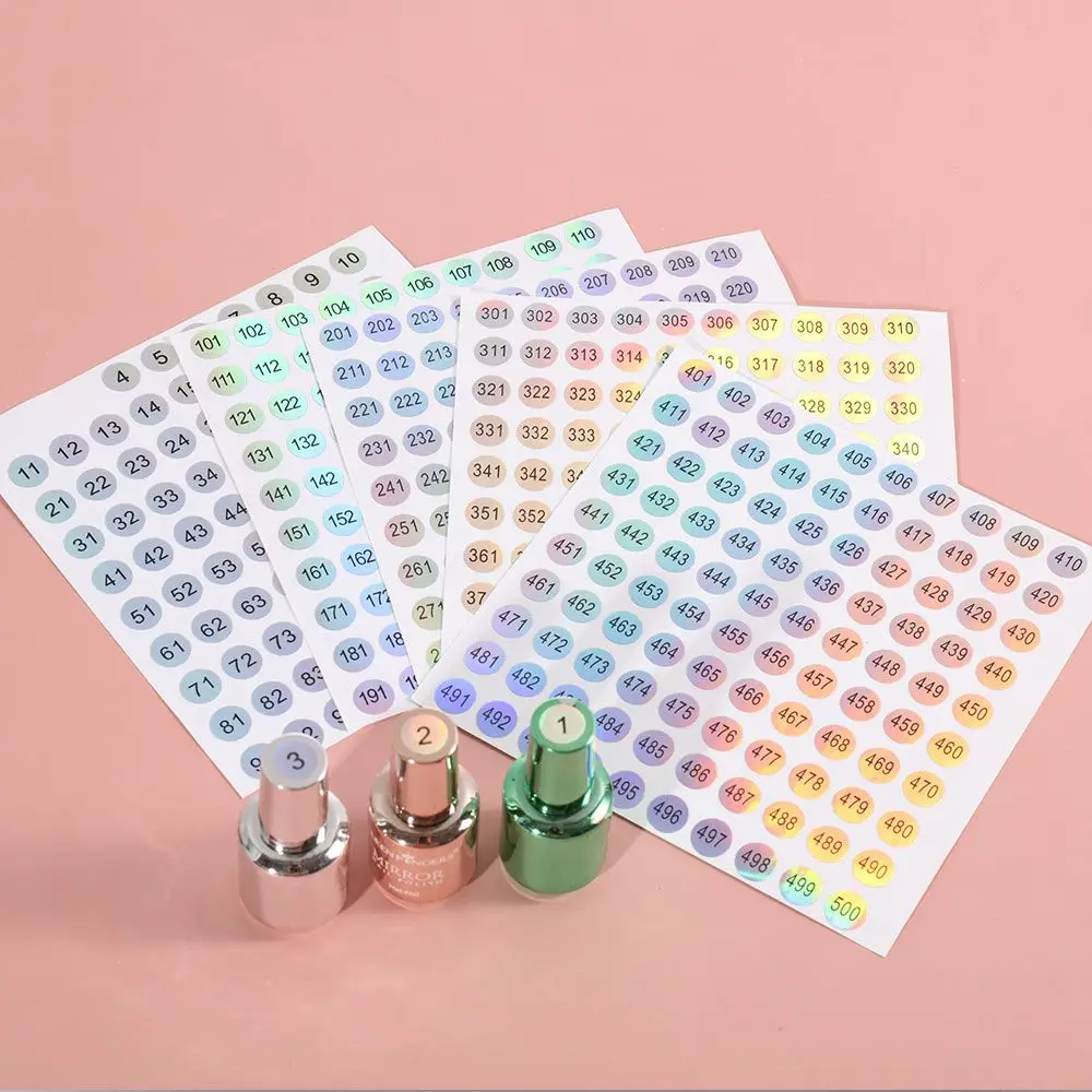 Classification Sticky Box Paper Diamond Paint Storage Distinguish Package Label Waterproof Tags Number Stickers Digital Label