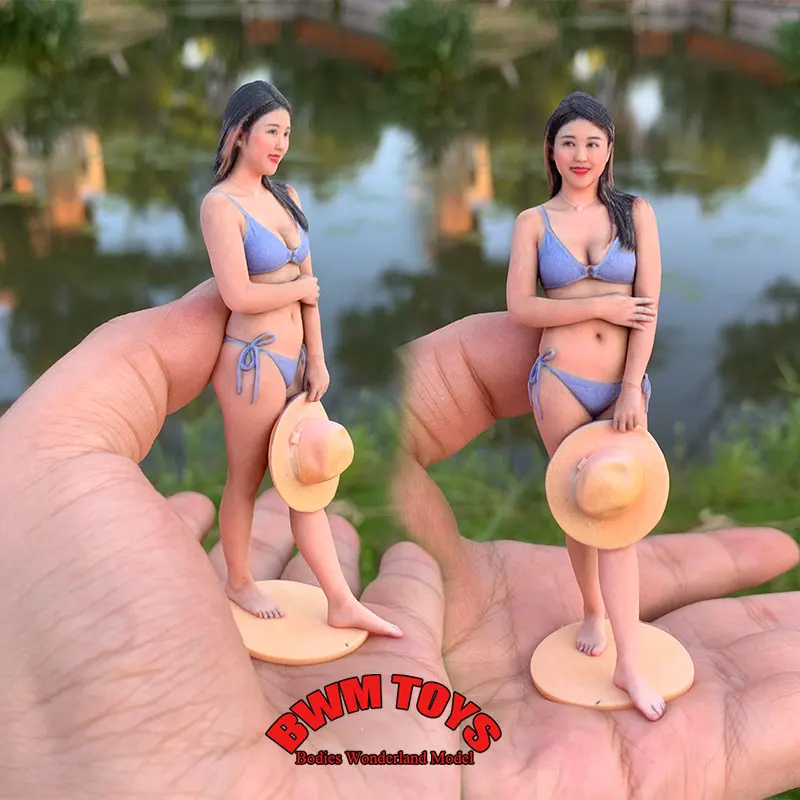 

1/16 1/18 1/12 1/10 Scale Female Soldier Swimsuit Beauty Miniature Realism Sexy Painting Holiday Bikini Figure Scene Prop Doll