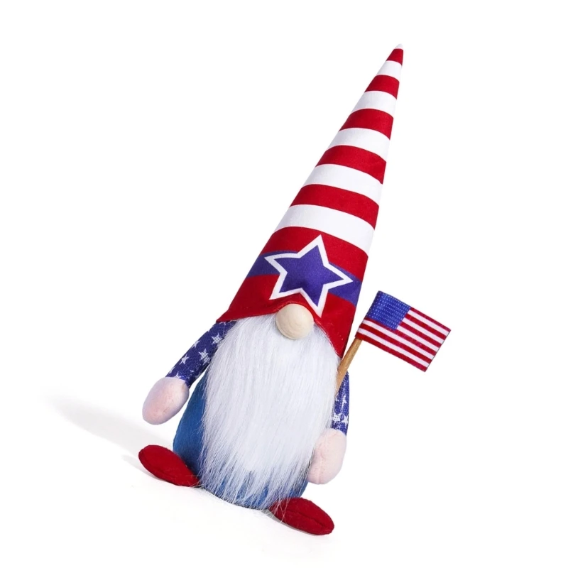 Stylishs Gnomes Home Decorations Playfuls Figures for Independence Day Decors