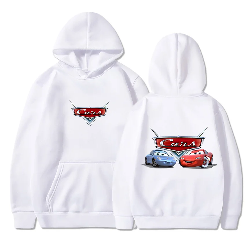 Casual Children\'s Pixar Cars Lightning McQueen Girl Boys Hoodie Harajuku Sweatshirt Women Men\'s Long Sleeve Streetwear Pullovers