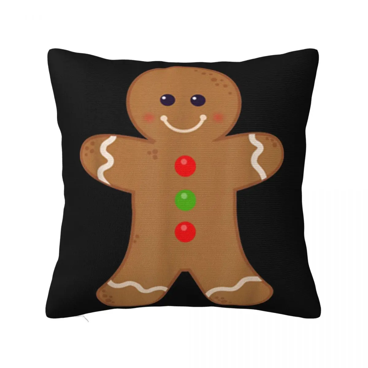 Awesome Gingerbread Man Christmas Cookie Baking Holiday On Sale Homme Graphic Letter 2021 Pillow Case