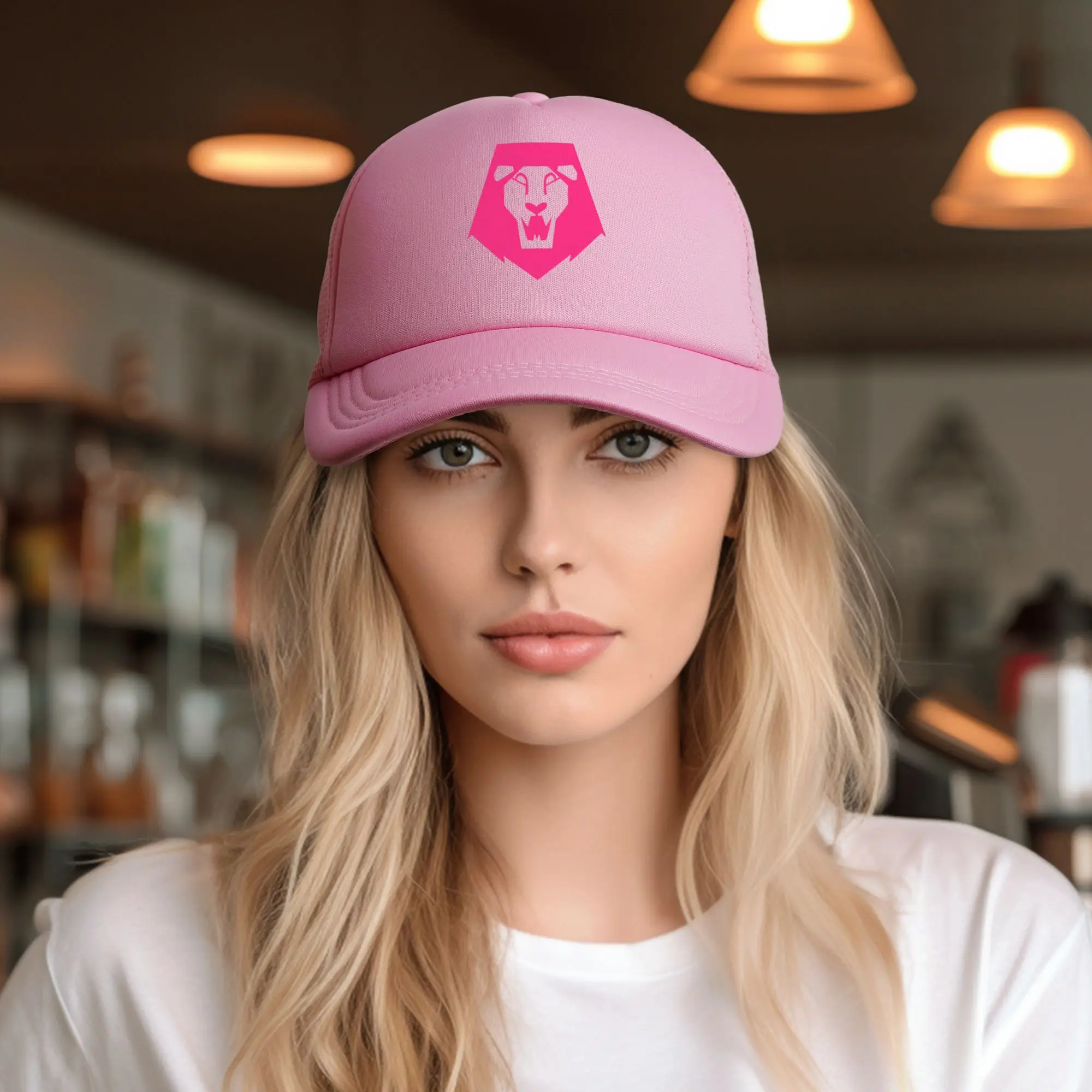 

Adult Kpop Demon Hunters Trucker Caps Sport Mesh Baseball Caps Huntrix Derpy Tiger Cat Trucker Cap Breathable Cap Wholesale