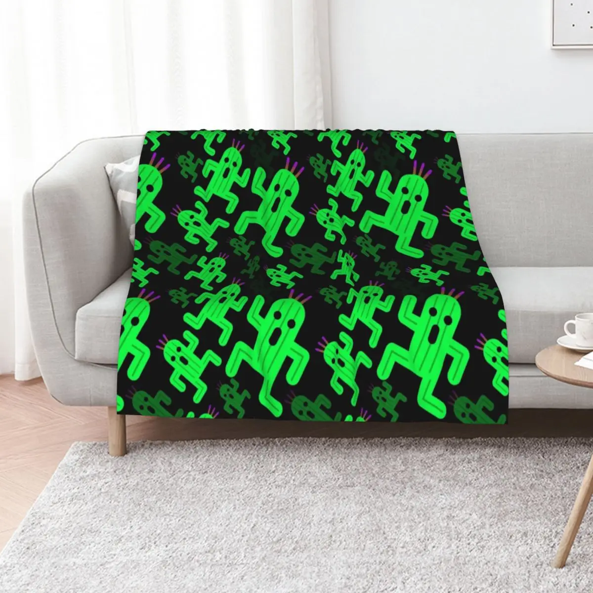 Cactuar Pattern Throw Blanket Luxury St Blankets For Sofas decorative Summer Beddings Sofa For Decorative Sofa Blankets