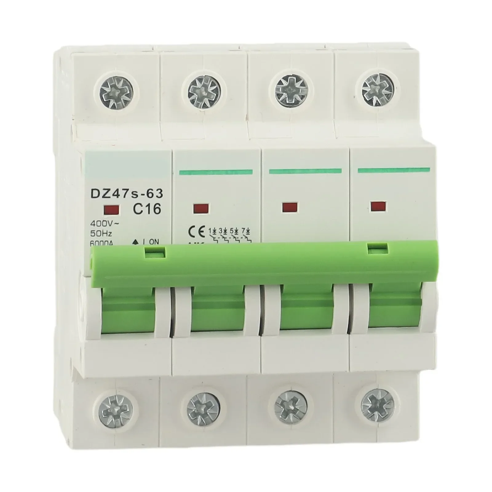 

DZ47S-63 AC Circuit Breaker 4P AC400V 16A/32A/63A Electronic Circui TBreaker Residual Current Breaker Air Switch