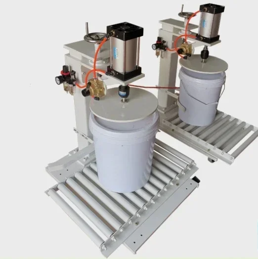 

#V For 25L Plastic Drum Pneumatic Capping Machine Oil Drum Sealing For Beverage Bottles Table Top Capping Machine