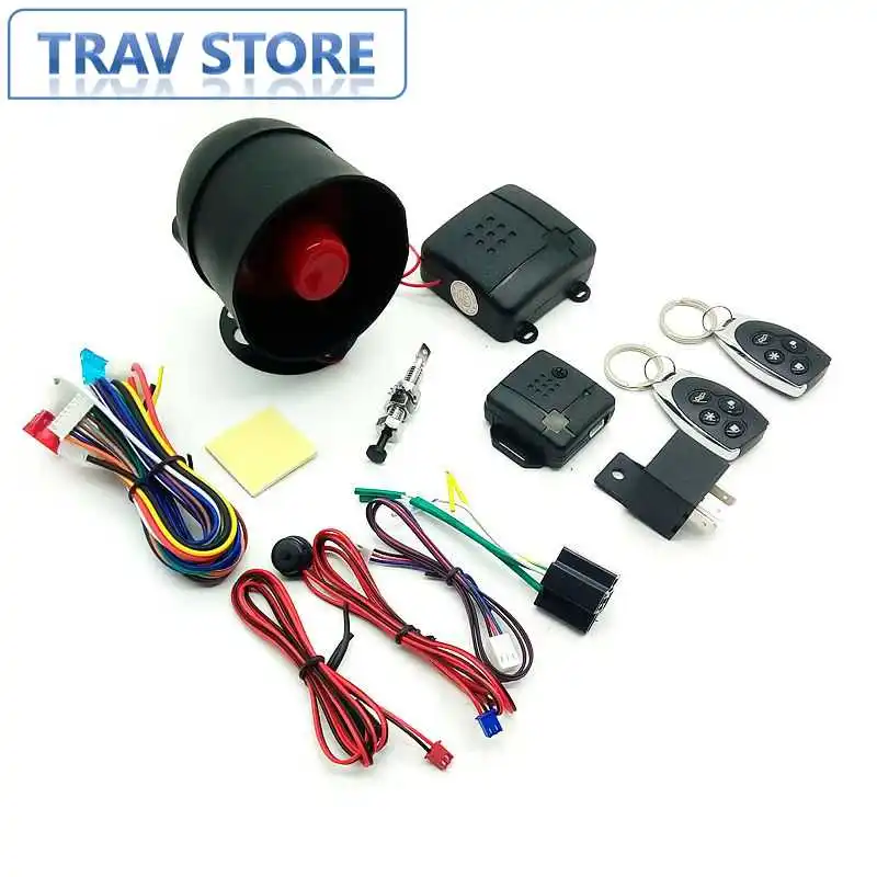 Universal Alarm Systems Car Remote Central Kit Door Lock Locking Vehicle Keyless Entry System with Remote Controllers