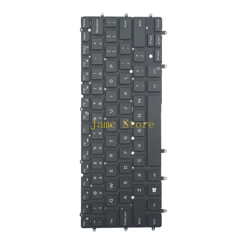 LX0B Ersatztastatur mit schwarzer Kante für für XPS 13 7000 Laptop