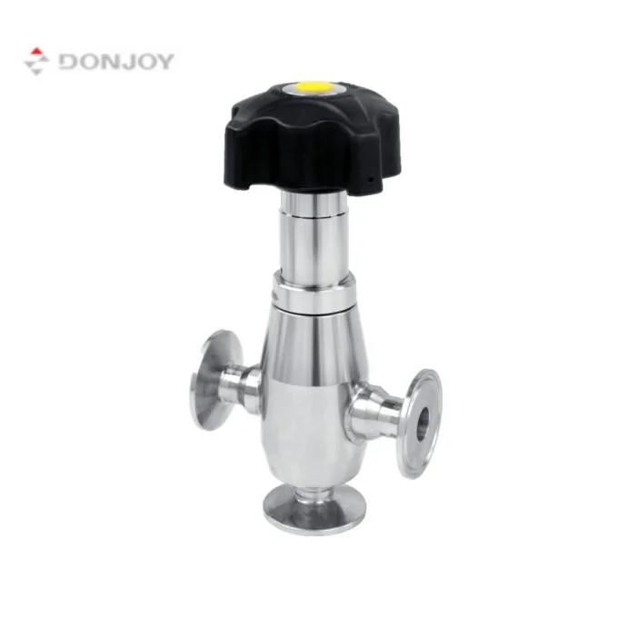 DONJOY Mini 3 Way Pneumatic Globe Valve Globe Type Control Valves Stainless Steel Globe Valve